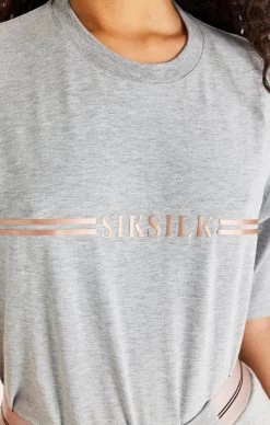 SikSilk Grey Marl Box T-Shirt -Style Zone Shop SSW 3729 20SSW 2960 024 f1ffdc08 0dab 434e 850e 4d067bfbb1e6