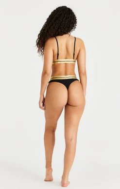 SikSilk Black Triangle Bralette -Style Zone Shop SSW 3754 5