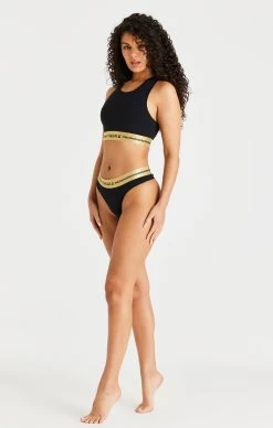 SikSilk Black Racerback Bralette -Style Zone Shop SSW 3755 4