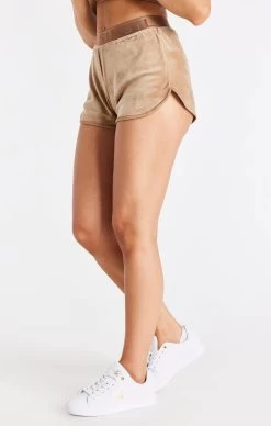 SikSilk Gold Velour Short