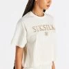 SikSilk Ecru Stripe T-Shirt -Style Zone Shop SSW 3773 1 880b7beb 3c00 47a9 9a8e 8120819a73c1