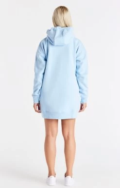 SikSilk Signature Essentials Hoodie Dress - Blue -Style Zone Shop SSW 3795 008 9353b539 84a1 438c 9863 b247f2053c28