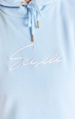 SikSilk Signature Essentials Hoodie Dress - Blue -Style Zone Shop SSW 3795 015 db13b3f1 ca42 4403 8d7b fe23c9b3ffc3