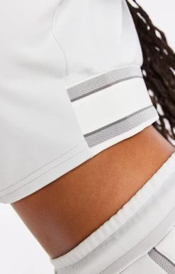 SikSilk Elevate Cropped Hoodie - Light Grey -Style Zone Shop SSW 3801 6 f92849a7 acb4 4e46 b3c1 1718dbadf044