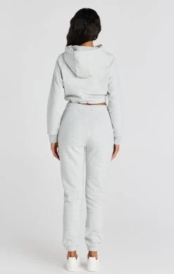 SikSilk Grey Marl Signature Joggers -Style Zone Shop SSW 3810 5