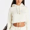 SikSilk Ecru Cropped Hoodie -Style Zone Shop SSW 3815 1 66633830 a874 4cc9 99cb 1d5391728baa
