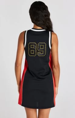 SikSilk Black Panelled Basketball Dress -Style Zone Shop SSW 3869 7