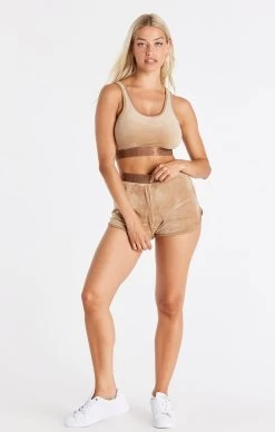 SikSilk Gold Velour Square Neck Bralette -Style Zone Shop SSW 3966 3 4f2a4392 2088 442a 9dd7 0924f120ecc4