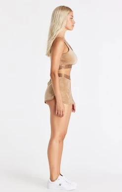 SikSilk Gold Velour Square Neck Bralette -Style Zone Shop SSW 3966 4 3c5b4dac 025a 45b9 8c61 0c7207f1ca1f