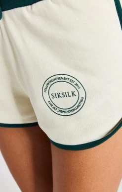 SikSilk Ecru Runner Short -Style Zone Shop SSW 3986 6