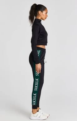 SikSilk Black Track Top -Style Zone Shop SSW 3991 6