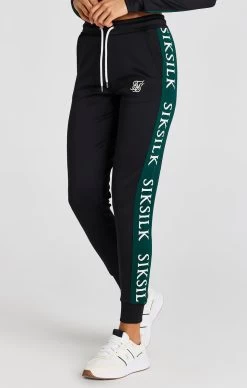 SikSilk Black Track Pant