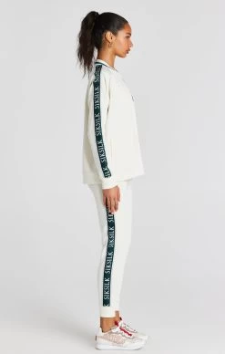 SikSilk Ecru Tape Bomber -Style Zone Shop SSW 3993 4