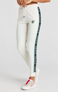 SikSilk Ecru Tape Track Pant