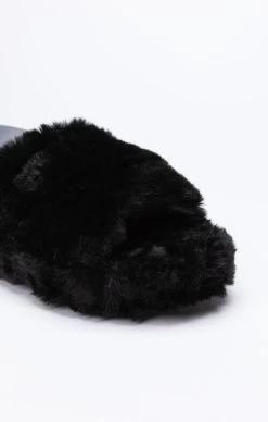 SikSilk Black Fluffy Slide Slipper -Style Zone Shop SSW 4009 8 5c67f3f1 8b4a 4303 8231 884ae9cd4735