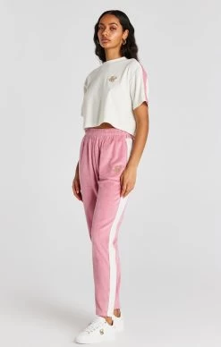 SikSilk Pink Velour Track Pant -Style Zone Shop SSW 4024 3
