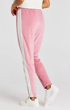 SikSilk Pink Velour Track Pant -Style Zone Shop SSW 4024 4