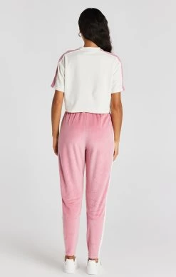 SikSilk Pink Velour Track Pant -Style Zone Shop SSW 4024 5