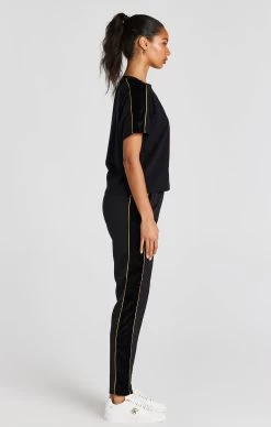 SikSilk Black T-Shirt -Style Zone Shop SSW 4036 4