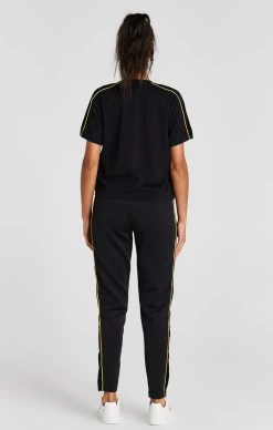 SikSilk Black T-Shirt -Style Zone Shop SSW 4036 5