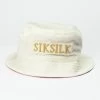 SikSilk Ecru/Pink Reversible Bucket Hat -Style Zone Shop SSW 4081 1