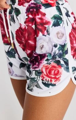 SikSilk Ecru Floral Short -Style Zone Shop SSW 4204 6