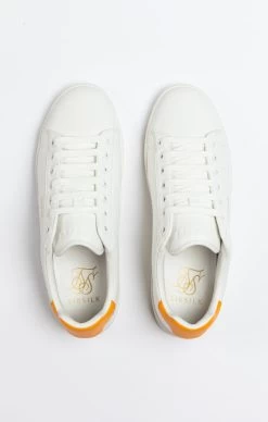 SikSilk White Low-Top Casual Trainer -Style Zone Shop SSW 4214 8 5e9ee239 ec60 4a13 b08a 41c58fafb658