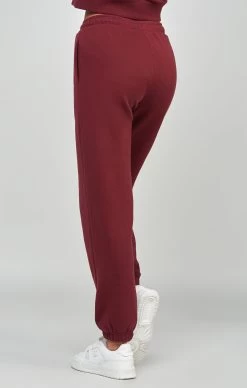 SikSilk Burgundy Oversized Joggers -Style Zone Shop SSW 4271 4