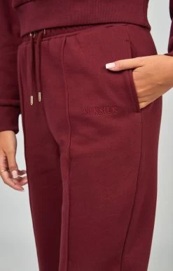 SikSilk Burgundy Oversized Joggers -Style Zone Shop SSW 4271 6