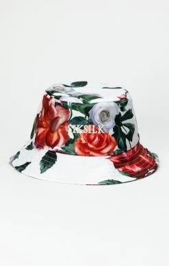 SikSilk Multi Floral Bucket Hat