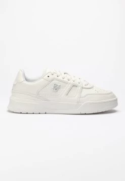 SikSilk Off White Low Top Court Trainer