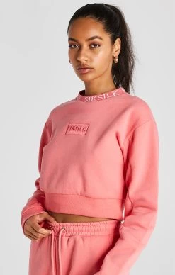 SikSilk Coral Crew Sweatshirt
