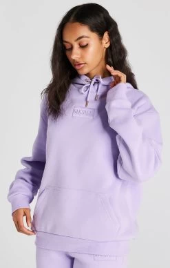 SikSilk Lilac Oversize Hoodie