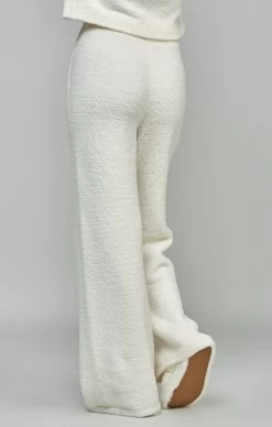 SikSilk Ecru Wide Leg Lounge Pant -Style Zone Shop SSW 4351 4