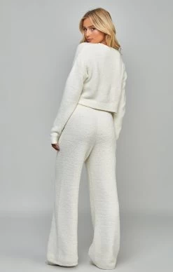 SikSilk Ecru Cropped Lounge Sweat -Style Zone Shop SSW 4355 5