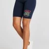 SikSilk Navy Varsity Cycle Short -Style Zone Shop SSW 4409 1A