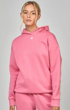 SikSilk Pink Essential Overhead Hoodie