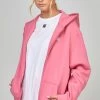 SikSilk Pink Essential Zip Thru -Style Zone Shop SSW 4426 1