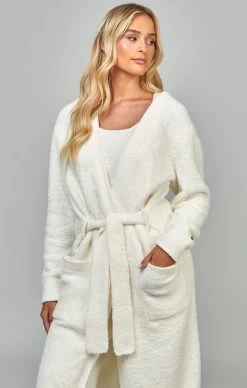 SikSilk Ecru Lounge Cardigan