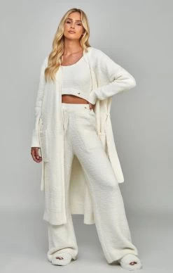 SikSilk Ecru Lounge Cardigan -Style Zone Shop SSW 4526 3