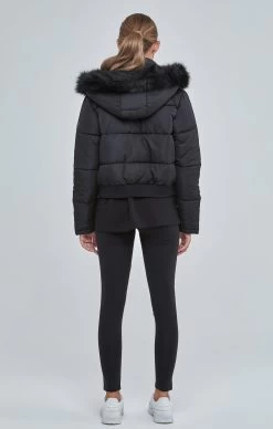 SikSilk Black Cropped Parka -Style Zone Shop SSW 4582 5 aa2e806e 5625 4cbe a73d faf44b2465d5