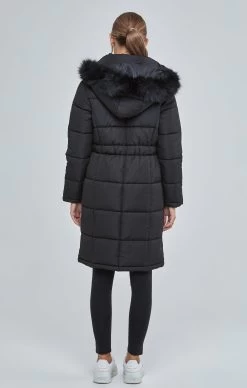 SikSilk Black Longline Padded Parka -Style Zone Shop SSW 4583 5 e1489e69 952b 4fbb 8841 8d6e8c7b58c8