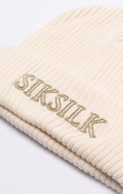 SikSilk Ecru Core Beanie -Style Zone Shop SSW 4647 4