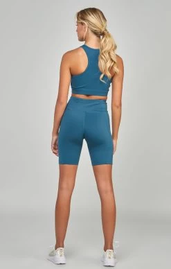 SikSilk Teal Sports Essential Cycling Short -Style Zone Shop SSW 4753 5