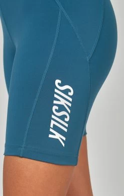 SikSilk Teal Sports Essential Cycling Short -Style Zone Shop SSW 4753 6