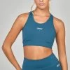 SikSilk Teal Sports Essential Crop Top -Style Zone Shop SSW 4754 1