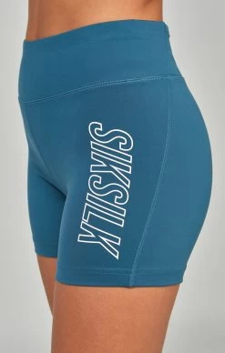 SikSilk Teal Sports Essential Booty Short -Style Zone Shop SSW 4755 4