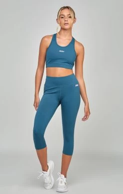 SikSilk Teal Sports Essentials Capri -Style Zone Shop SSW 4757 3