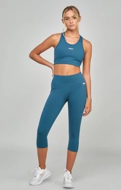 SikSilk Teal Sports Essentials Capri -Style Zone Shop SSW 4757 8