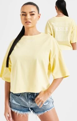 SikSilk Lemon Repeat Logo T-Shirt